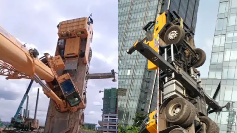 吊车翻车事故