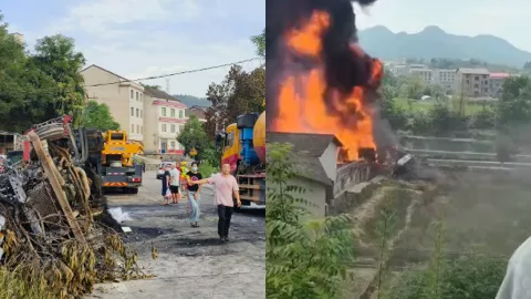 G234油罐车事故