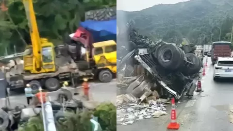 诸永高速永嘉段三车相撞事故