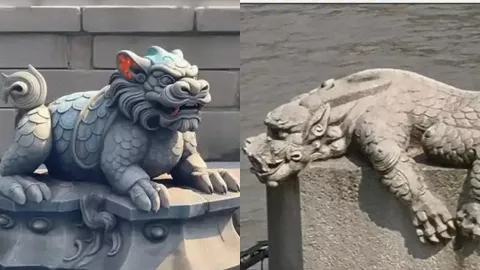 后海镇水神兽