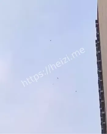 土豪楼上撒钱