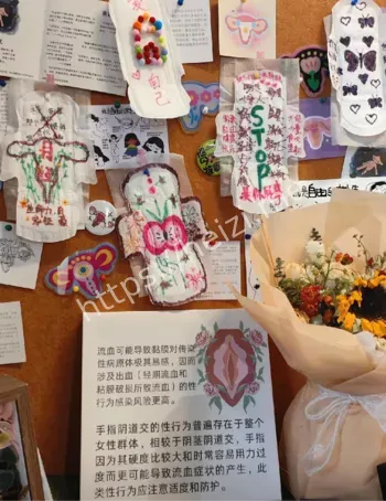 卫生巾刺绣