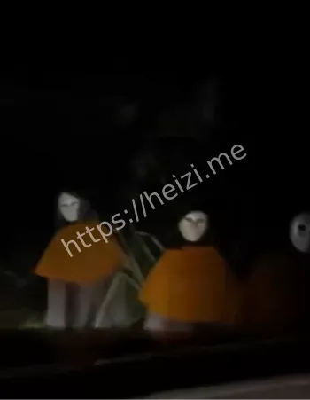 午夜提头人影