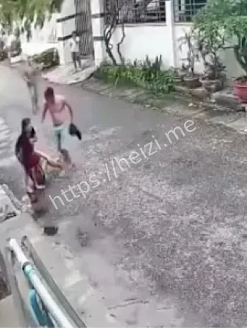 当街砍女子