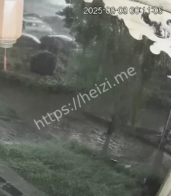 汽车被冲走