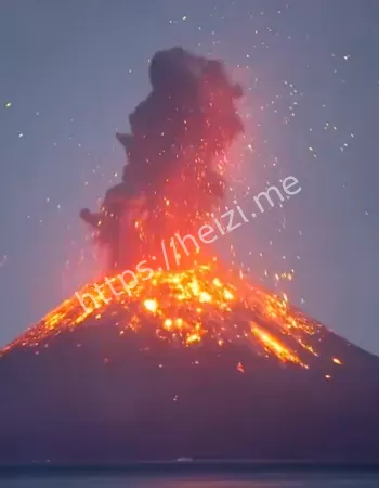 日本火山喷发
