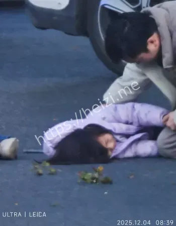 妈妈携子跳桥