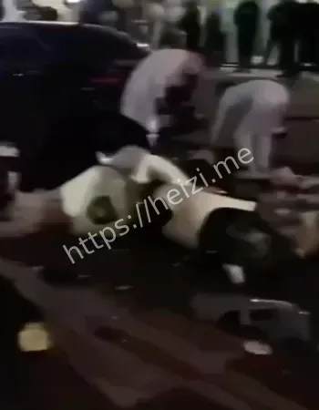 监控拍下骇人过程