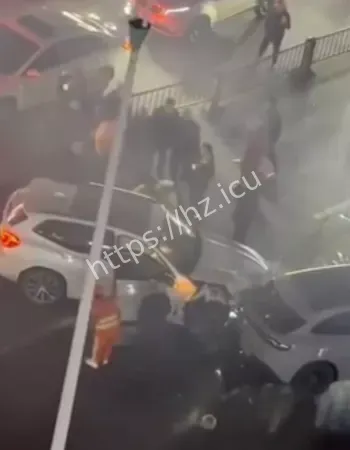 醉驾男连撞7车