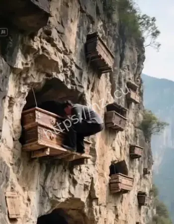 三峡巴人悬棺
