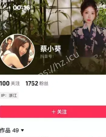 抖音颜值网红