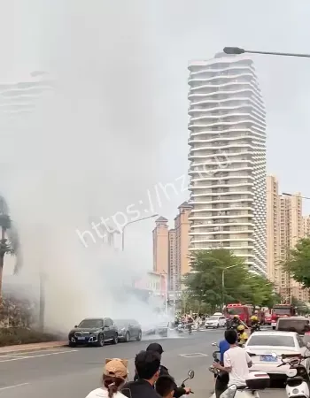 路边自燃爆炸