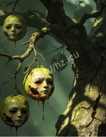 老树一夜结人脸果实