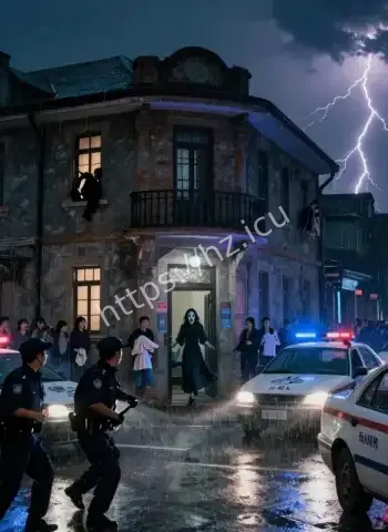 警察赶到瞬间消失