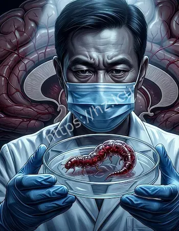 寄生虫钻脑狂啃