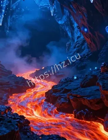 火山岩洞奇观